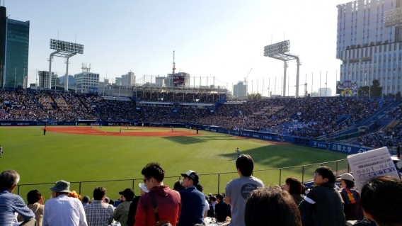 早慶戦観戦in神宮球場