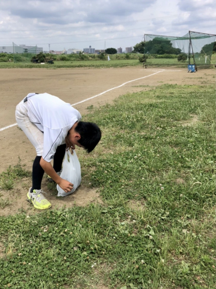 ボランティア活動（多摩川河川敷）