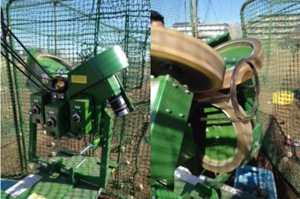 バッティングマシン