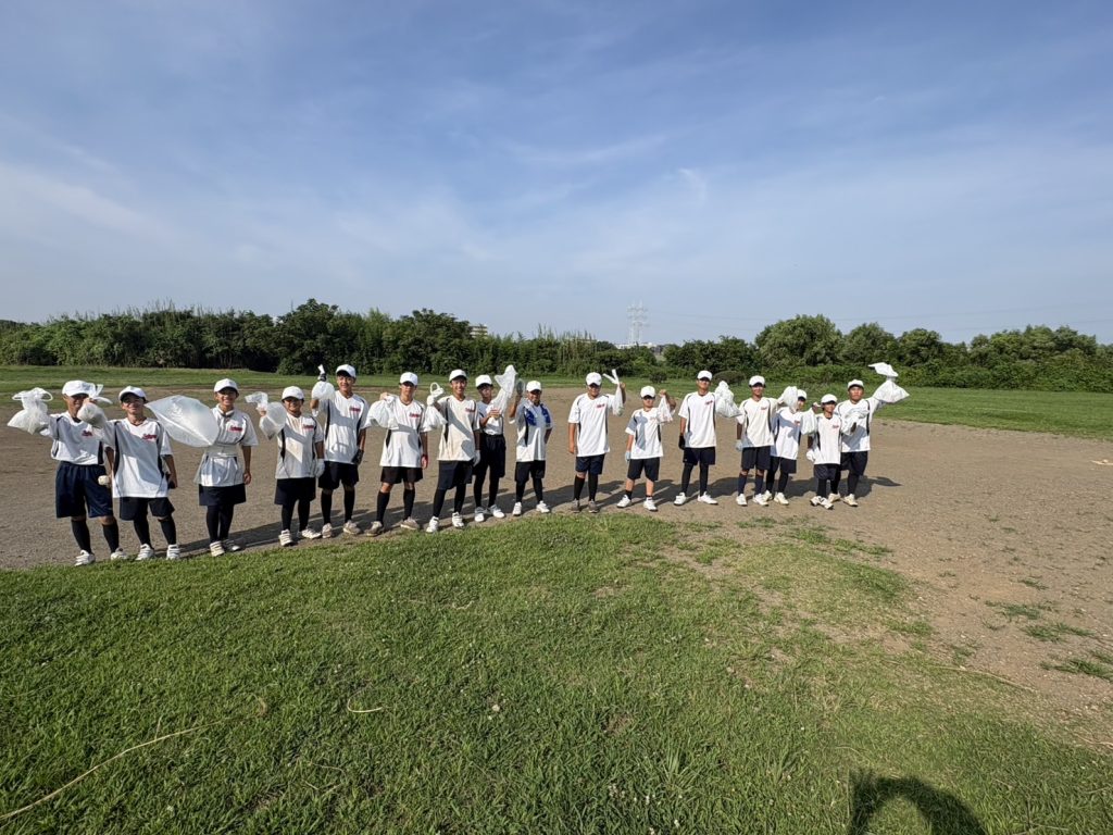 ボランティア活動 多摩川清掃